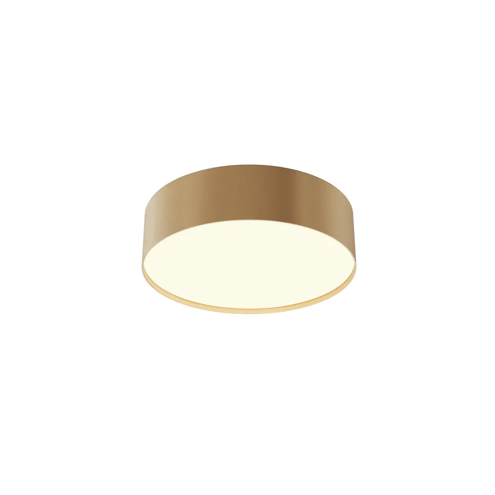 Plafoniera din Aluminiu Auriu mat H6xD22cm Zon