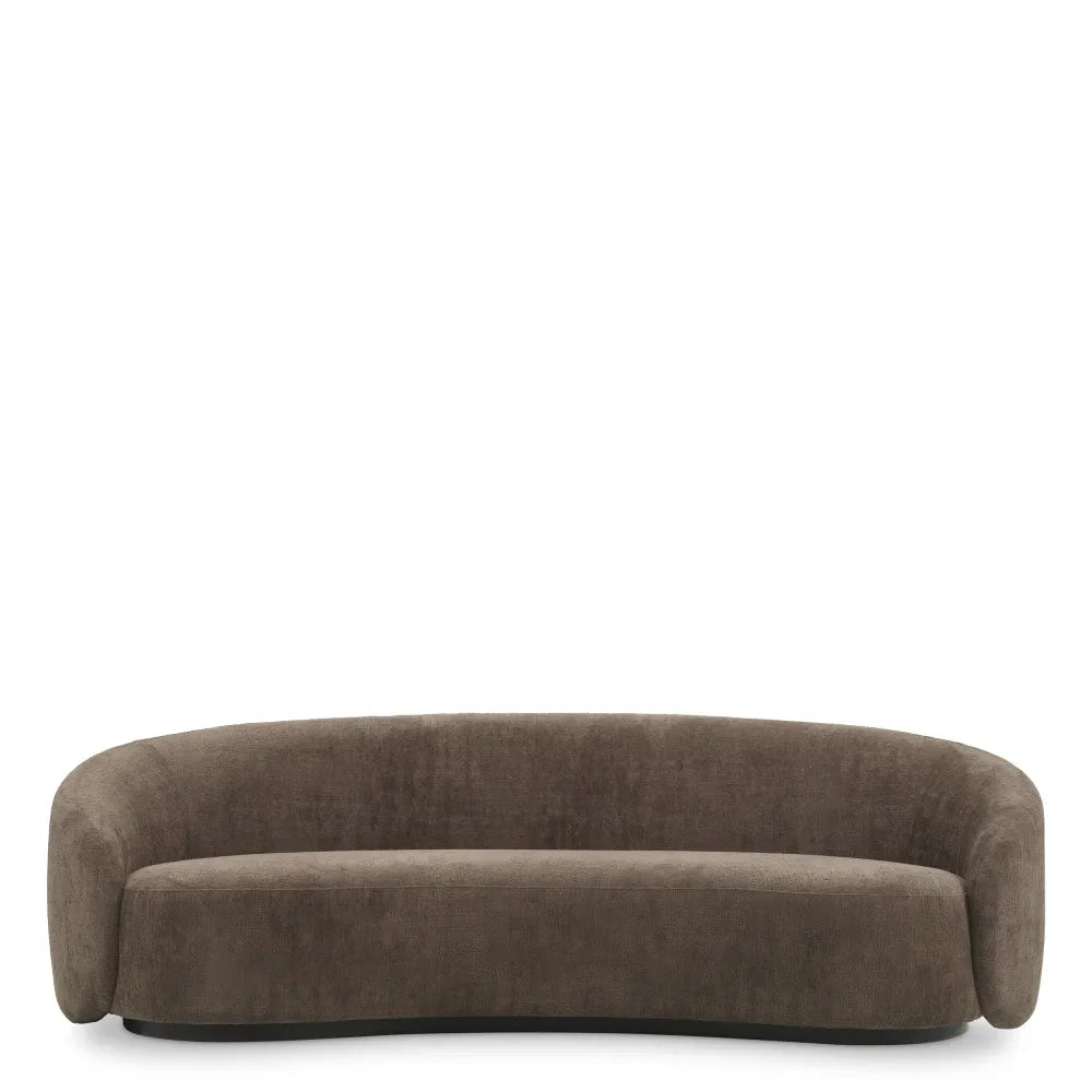 Canapea tapitat cu Stofa Maro L235xA105xH74cm Amore Eichholtz