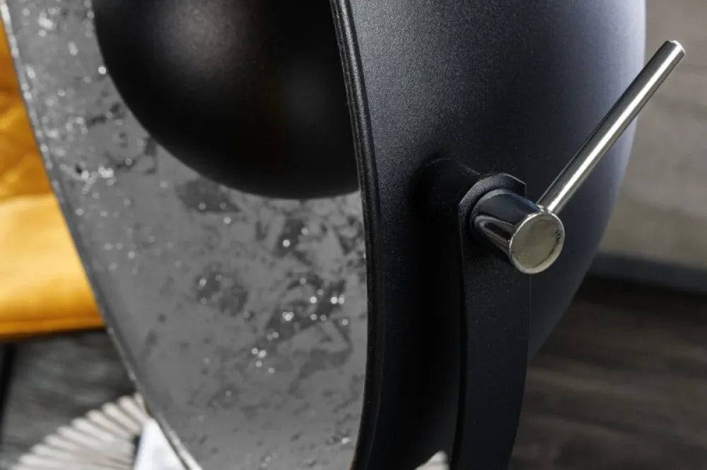 Lampa de podea din Metal Negru/Argintiu H146xL51cm Studio