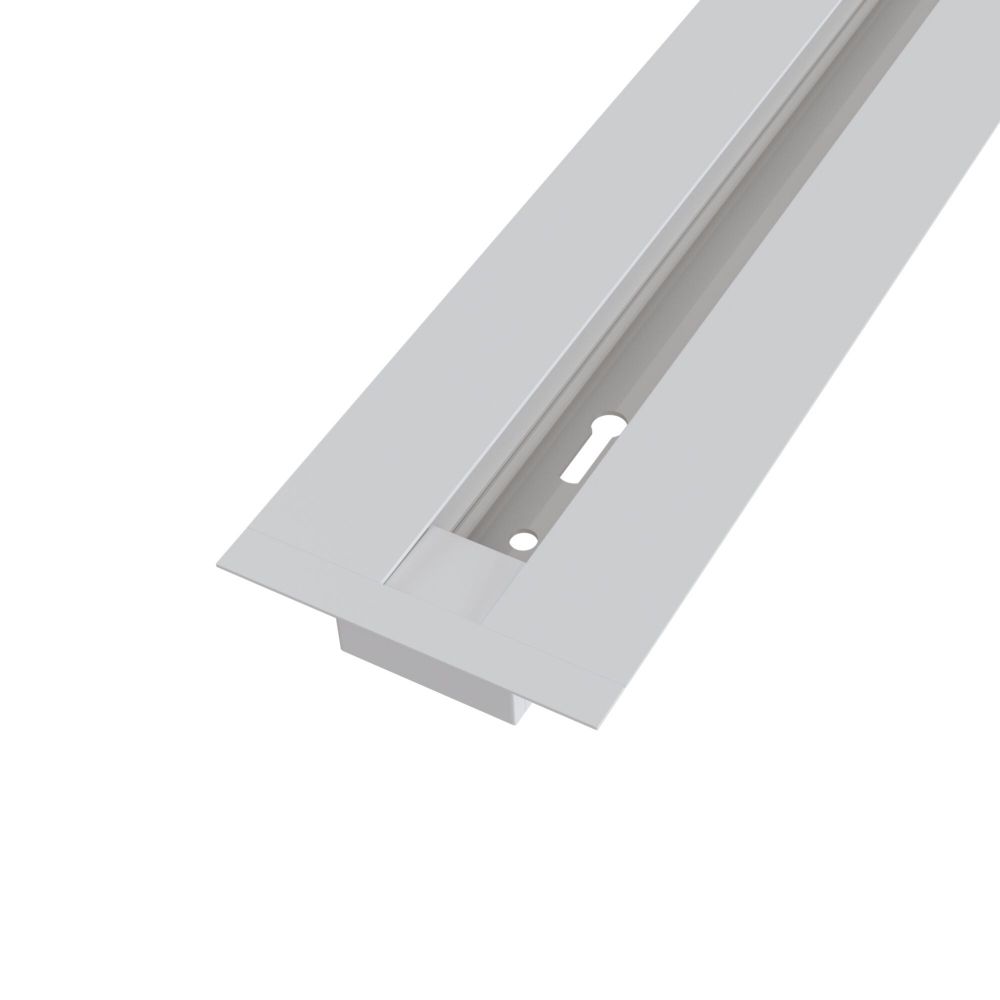 Sina incastrata Busbar trunkings Alb LED L100xH2cm