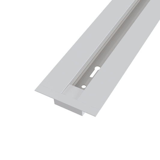 Sina incastrata Busbar trunkings Alb LED L100xH2cm