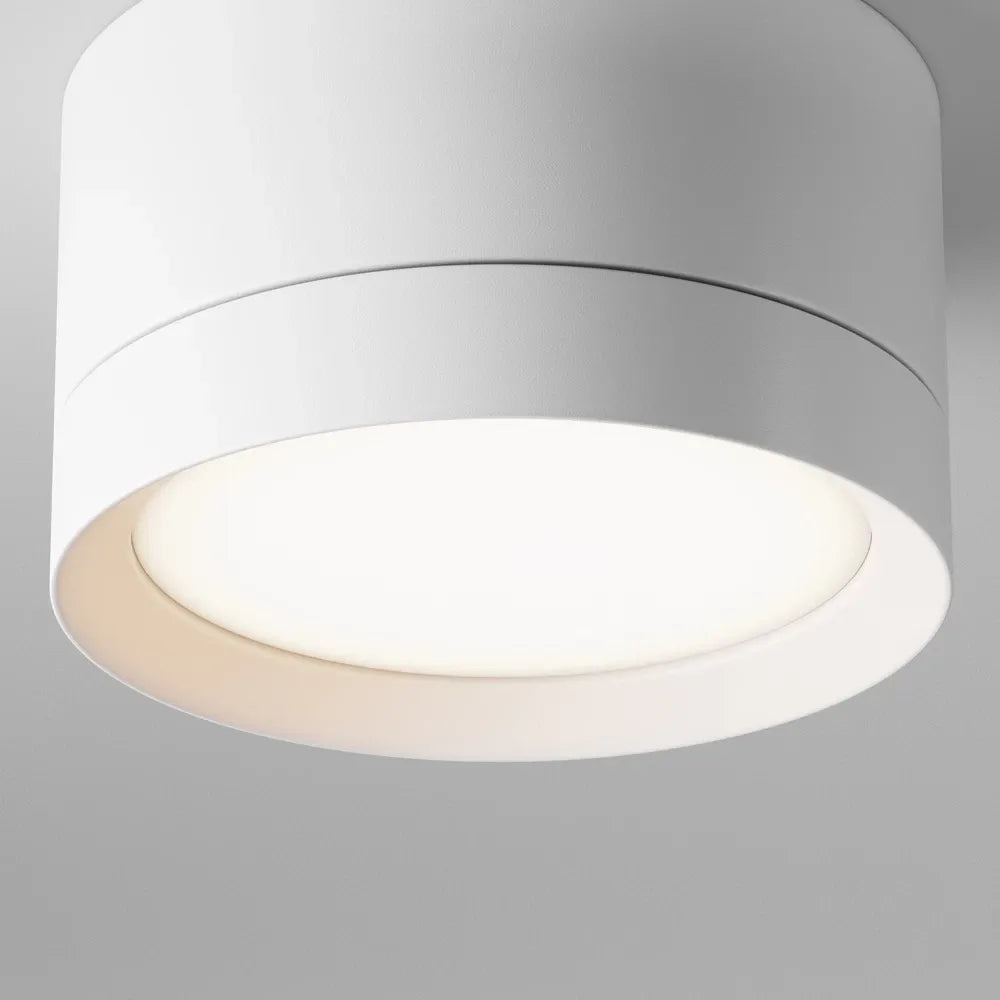 Spot aplicabil din Aluminiu Alb H5xD8.5cm IP 20 GX53 15W Hoop