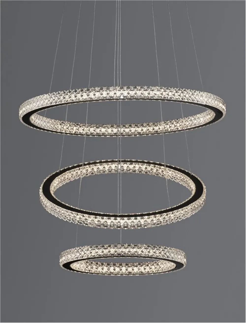 Candelabru din Aluminiu Negru H120xL51cm IP20 69W 3900lm 3000k GINEVRA