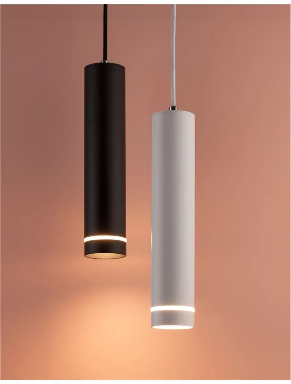 Pendul din Aluminiu Negru H150xL6cm IP20 ESCA