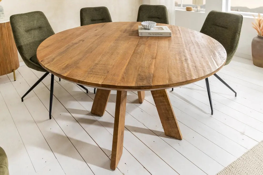 Masa rotunda din Lemn de mango Maro D140xH76cm Art wood