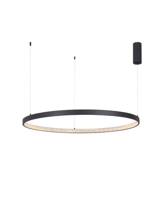 Lustra din Aluminiu Negru H120xL110cm IP20 60W 4030lm 3000k PRESTON