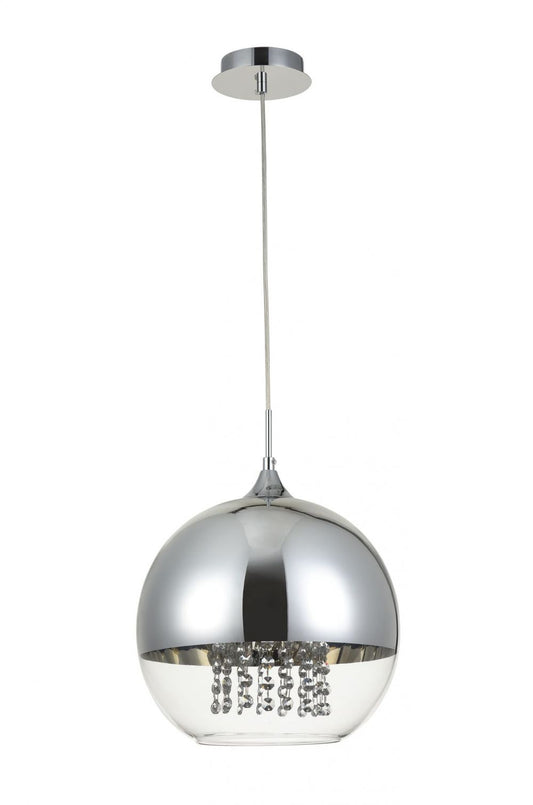 Pendul cu inaltime reglabila din Sticla Transparent D30xH105cm Fermi