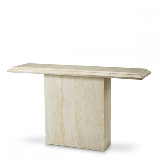Consola de exterior din Travertin artficial Bej H75xL131cm Charles Eichholtz