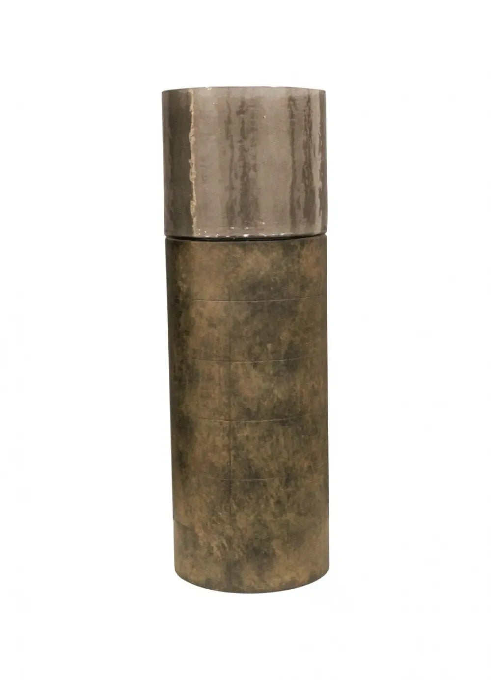 Suport lumanare din Metal/Sticla Auriu D26.5xH81cm Mayce Richmond Interiors