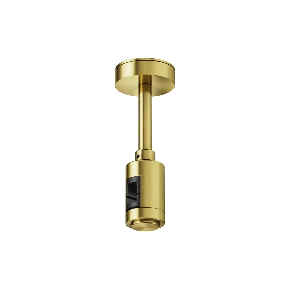 Suport scurt de tavan cu priză de alimentare 78 mm Flarity din Aluminiu Alama