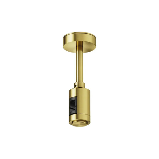 Suport scurt de tavan cu priză de alimentare 78 mm Flarity din Aluminiu Alama