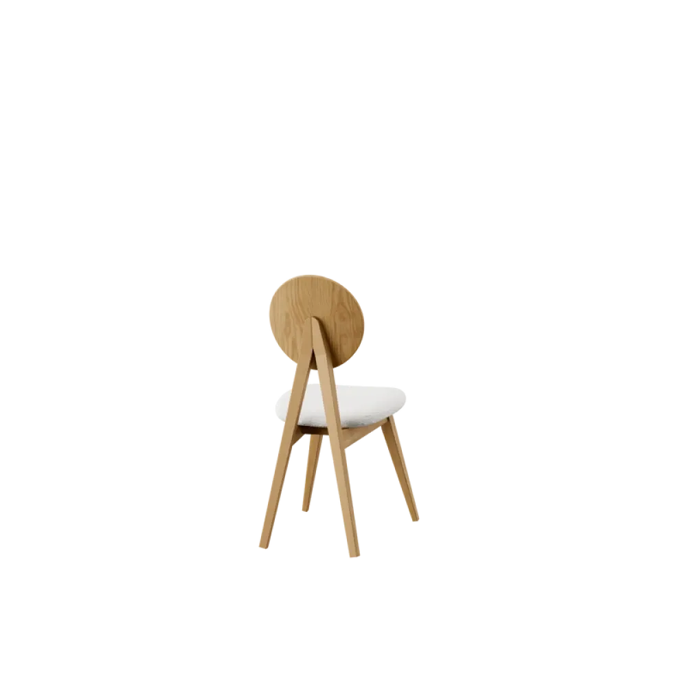 Scaun customizabil cu sezut tapitat L54xA43xH95cm Compas