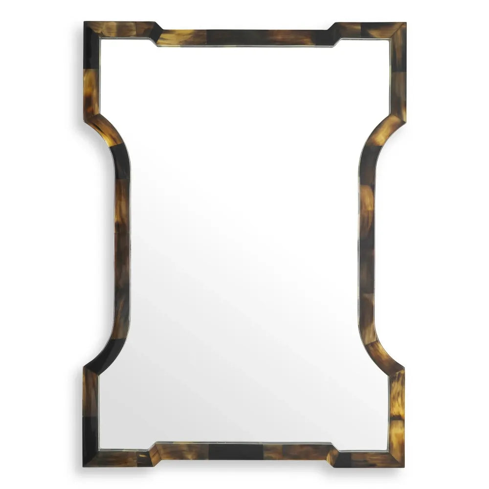 Oglinda cu rama din Corn de bivol Multicolor L94xH130cm Scalamanca Eichholtz