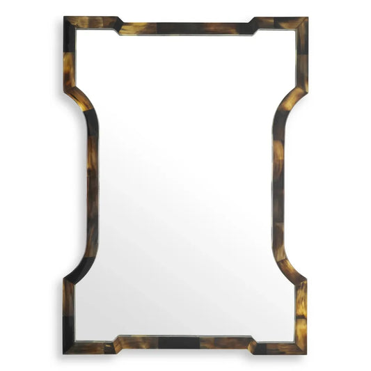 Oglinda cu rama din Corn de bivol Multicolor L94xH130cm Scalamanca Eichholtz