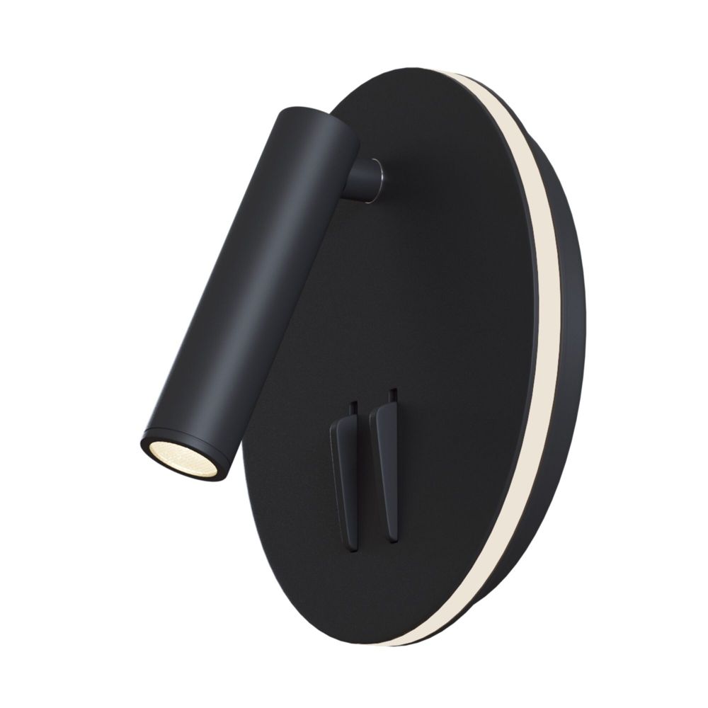 Aplica de perete reglabila din Aluminiu Negru cu LED L14x7xH14cm Ios 176