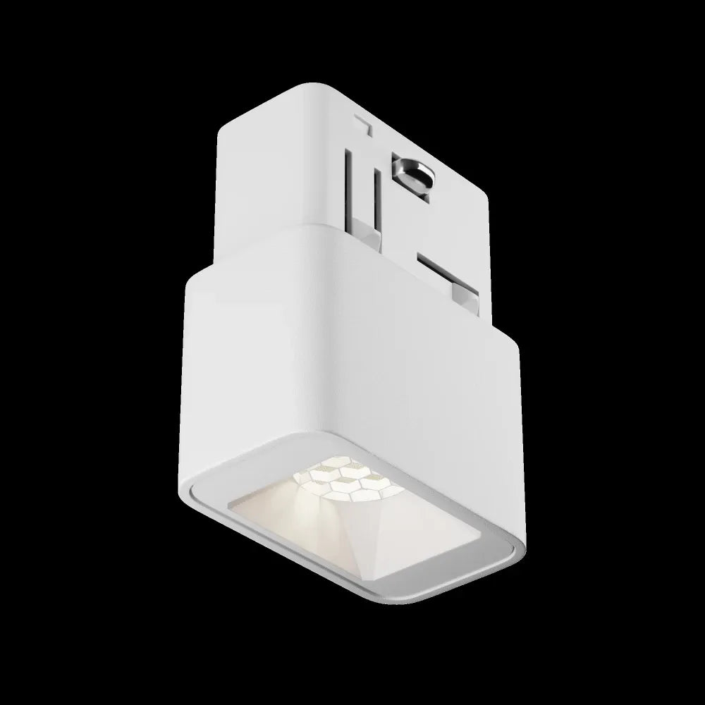 Spot pentru sina Exility din Aluminiu Alb H4.5xL3.6cm 2W 95lm 4000k Points S
