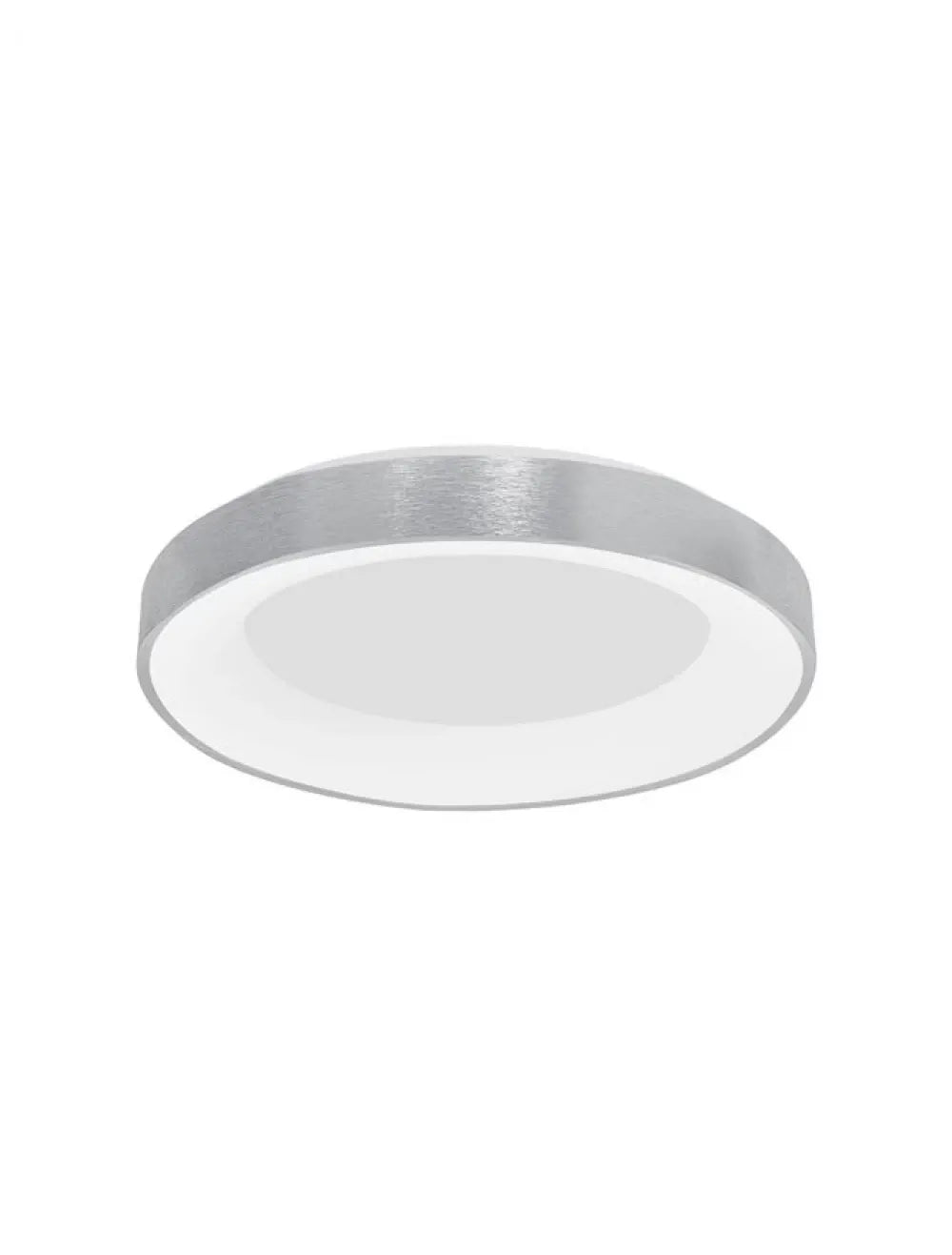 Plafoniera structura din Aluminiu Argintiu si abajur din Acrilic Alb H9xL60cm IP20 50W 2864lm 3000k RANDO THIN