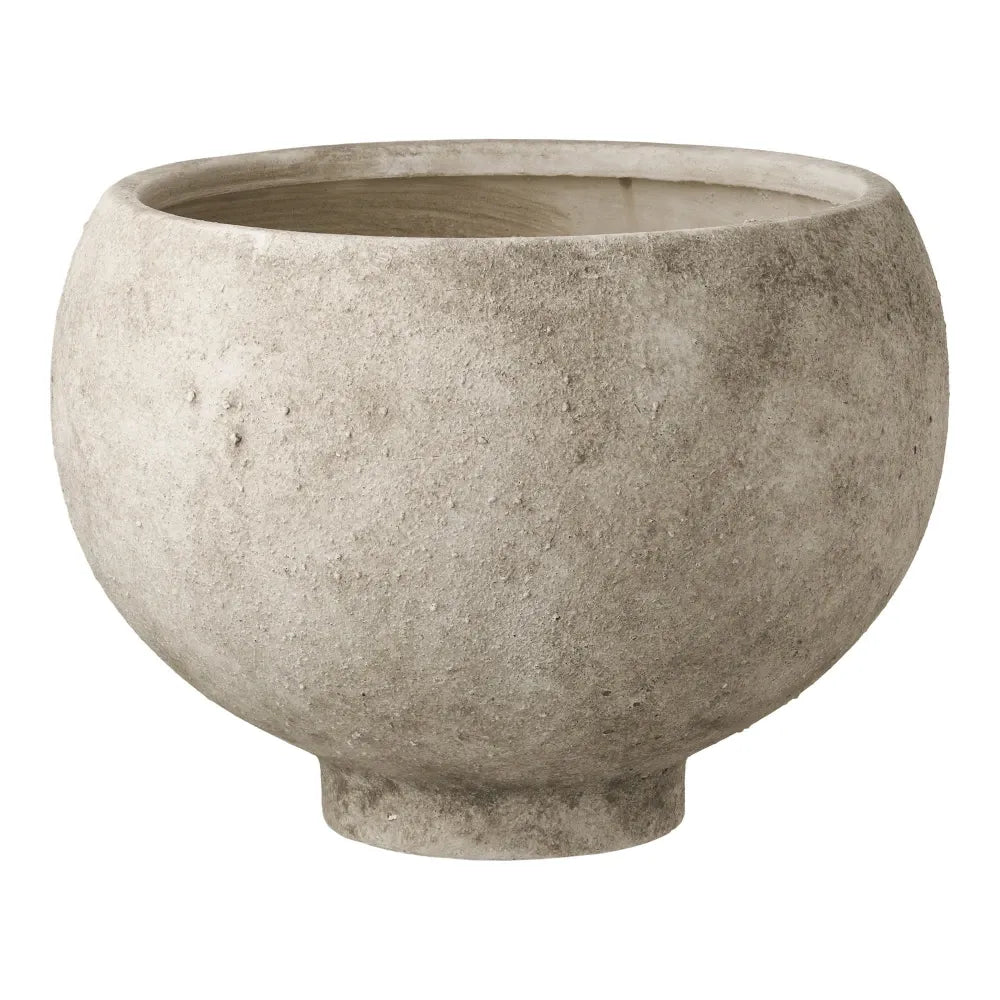 Ghiveci decorativ din Ceramica Gri D26xH19,5cm HN1227