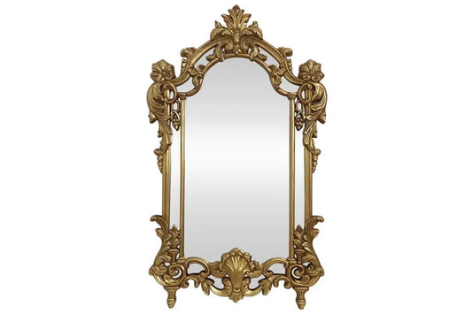 Oglinda cu rama din Poliuretan/MDF Auriu L90xH150cm OPULENT