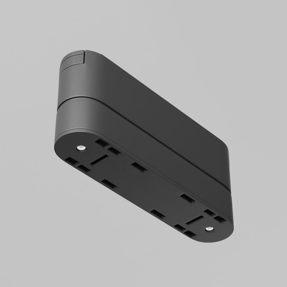 Accesoriu prindere spot magnetic Radity din Plastic Negru L12xH5cm Accessories for tracks Radity