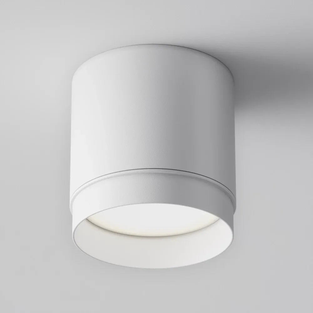 Spot aplicat din Aluminiu/Plastic Alb H8.5xD8.2cm Polar
