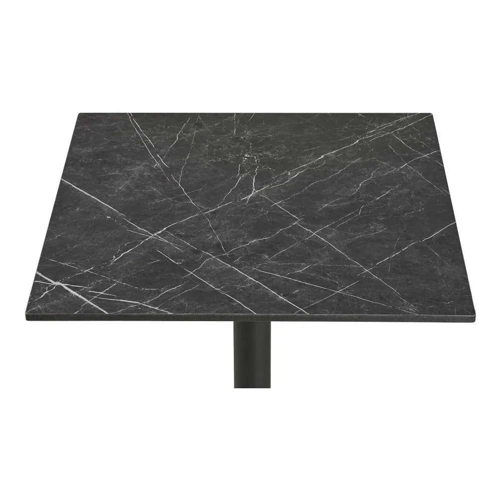 Masa de exterior din Aluminiu Negru L60xH73cm Bistro