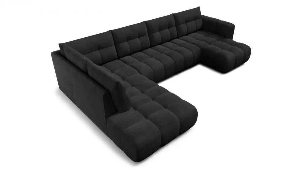 Coltar in forma de U tapitat cu material pet friendly Alias begruL374 x 219cm