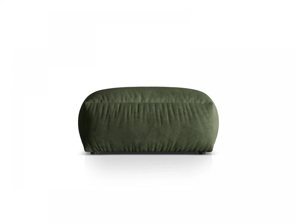Puf tapitat cu Catifea Verde L106xH44cm Martina
