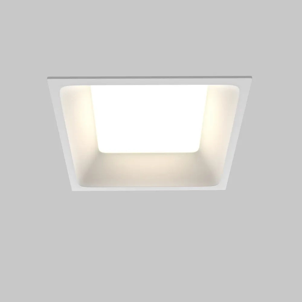 Spot incastrat din Aluminiu/plastic Alb H5.5xL11cm 12W Okno