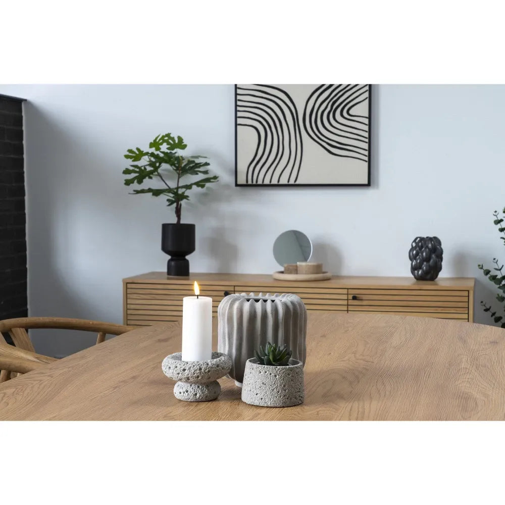 Ghiveci din Ceramica Negru H23,5xD15cm HN0893