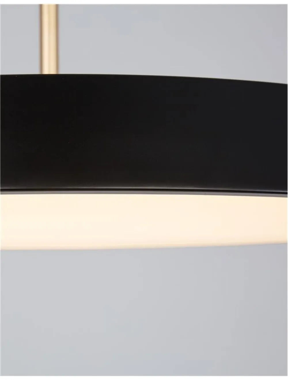 Pendul din Aluminiu Negru H120xL50cm IP20 35W 2662lm 3000k VETRO