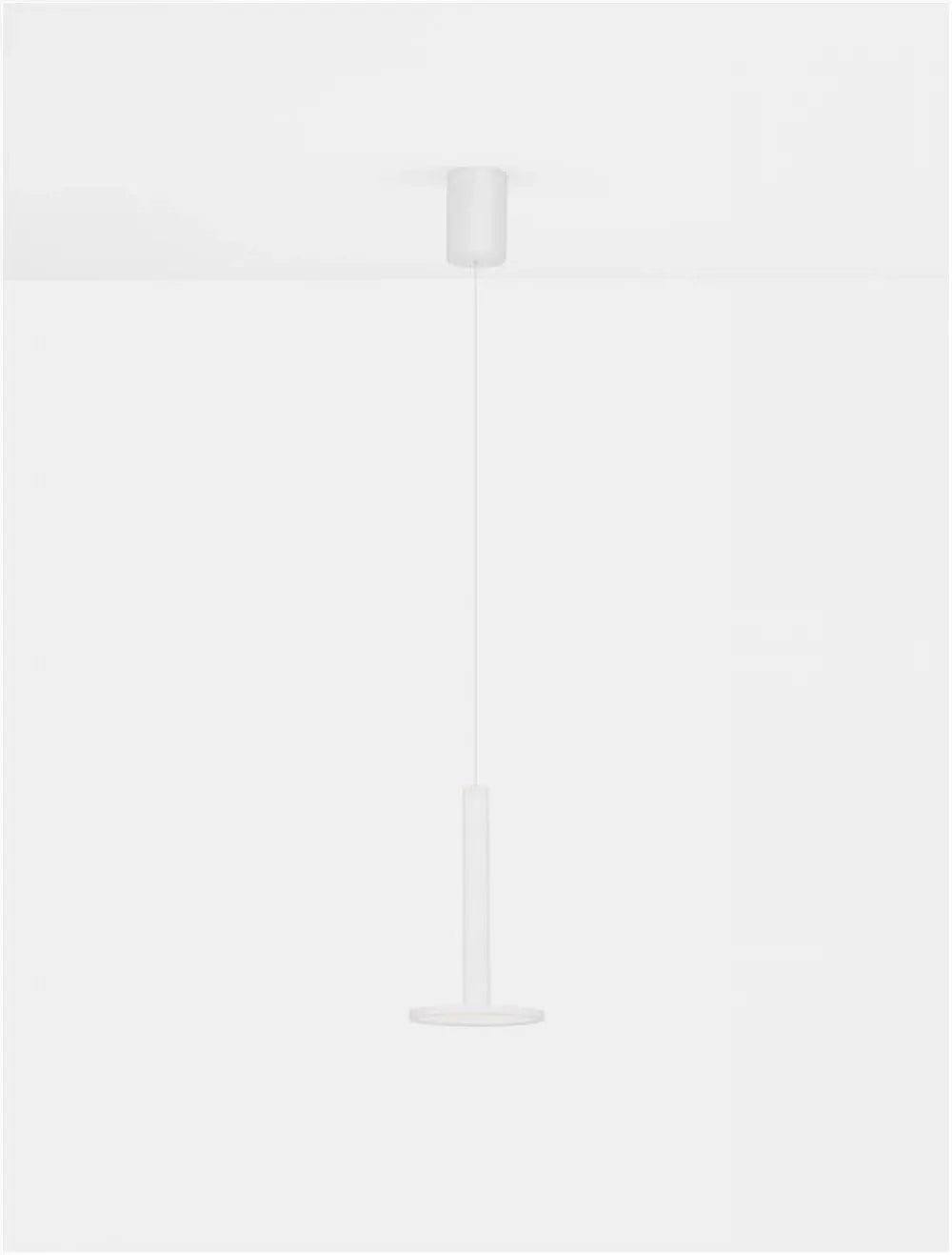Pendul din Metal Alb H160xL15cm IP20 10W 517lm 3000k PALENCIA