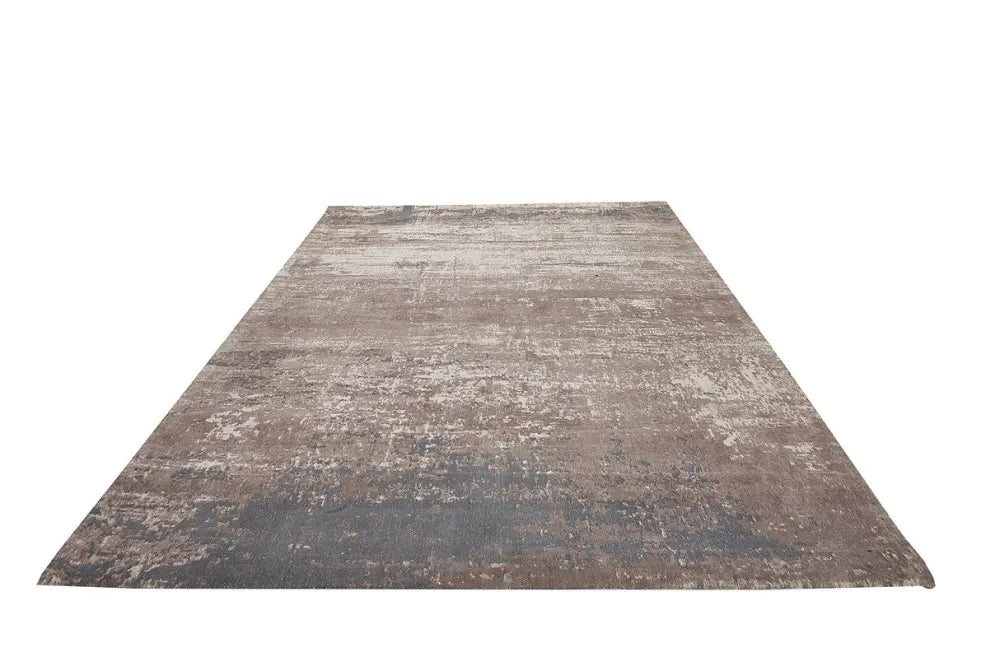 Covor din Bumbac/Poliester Gri/Bej L240cm Modern Art