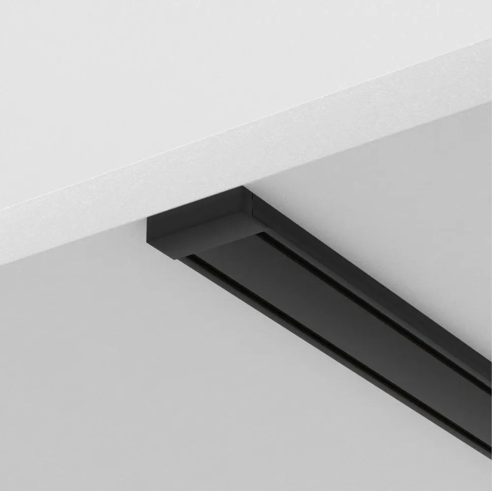 Sina Radity 1m cu capete incluse din Aluminiu/Plastic Negru H0.55xL100cm Radity