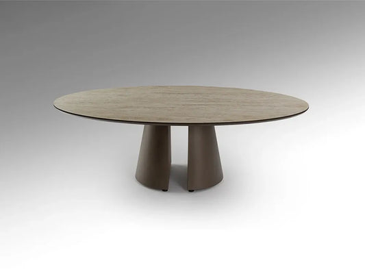 Masuta de cafea din Metal/MDF Maro si MDF Bej L130xH42cm Samara