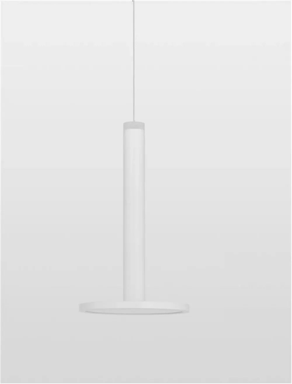 Pendul din Metal Alb H160xL15cm IP20 10W 517lm 3000k PALENCIA