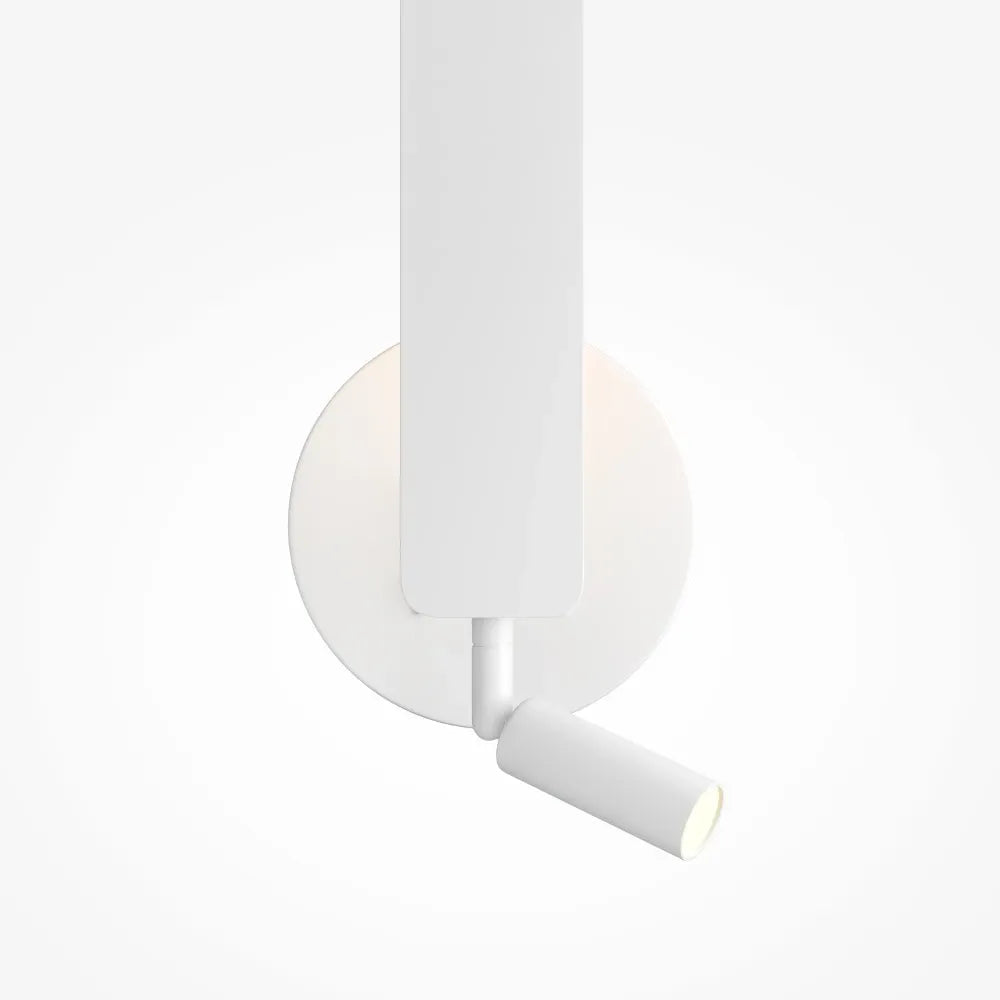 Aplica de perete din Aluminiu Alb si Acrilic Alb H51.6xL9.6cm Combo