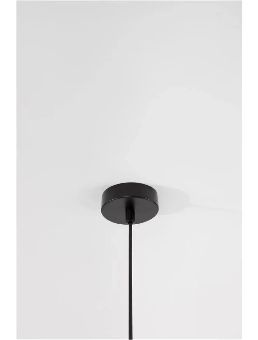 Pendul structura din Metal Negru si abajur din Sticla Alb H120xL16.5cm IP20 LATO