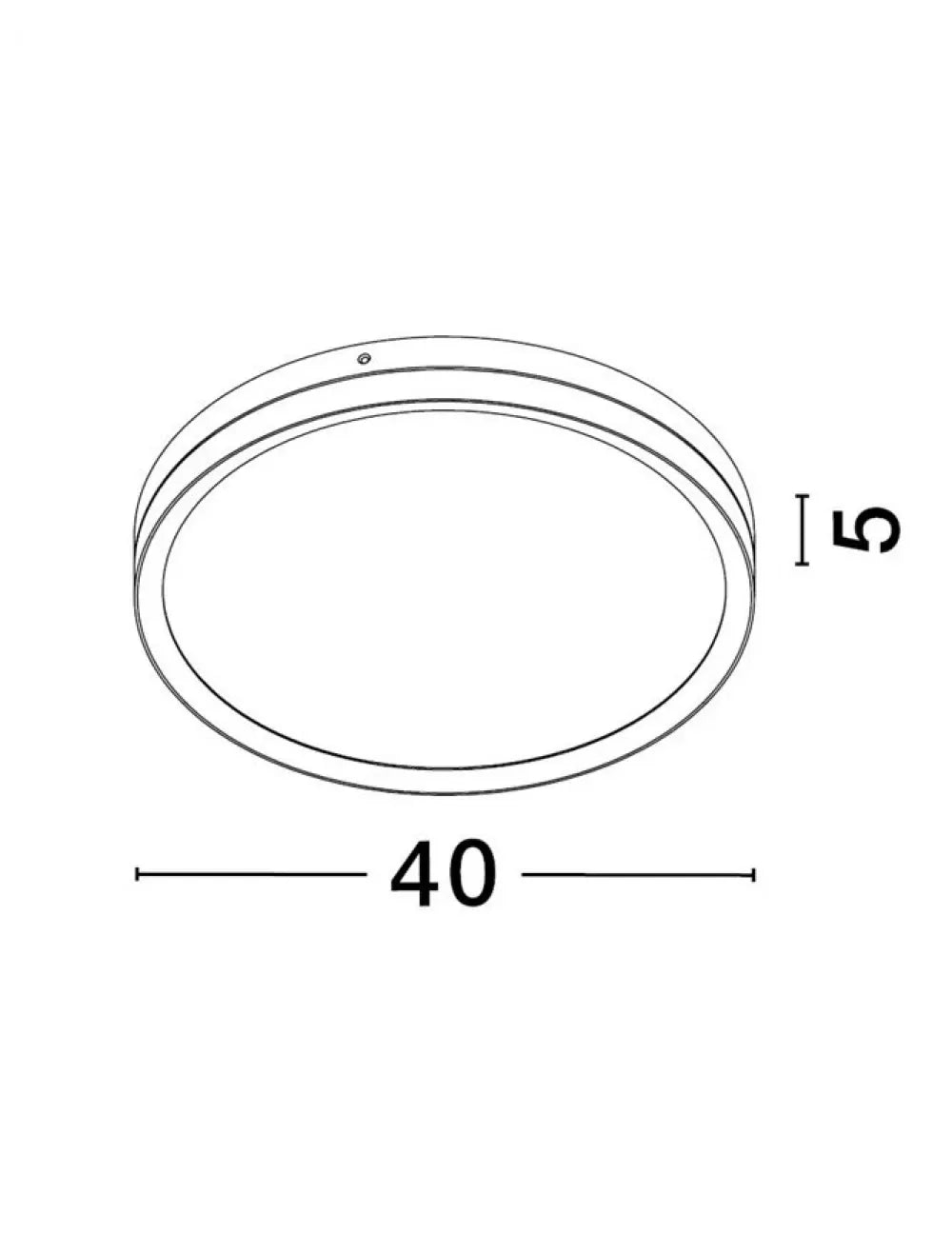 Plafoniera structura din Metal Negru/Auriu si abajur din Acrilic Alb H5xL40cm IP20 31W 1916lm 3000k CANTRIA