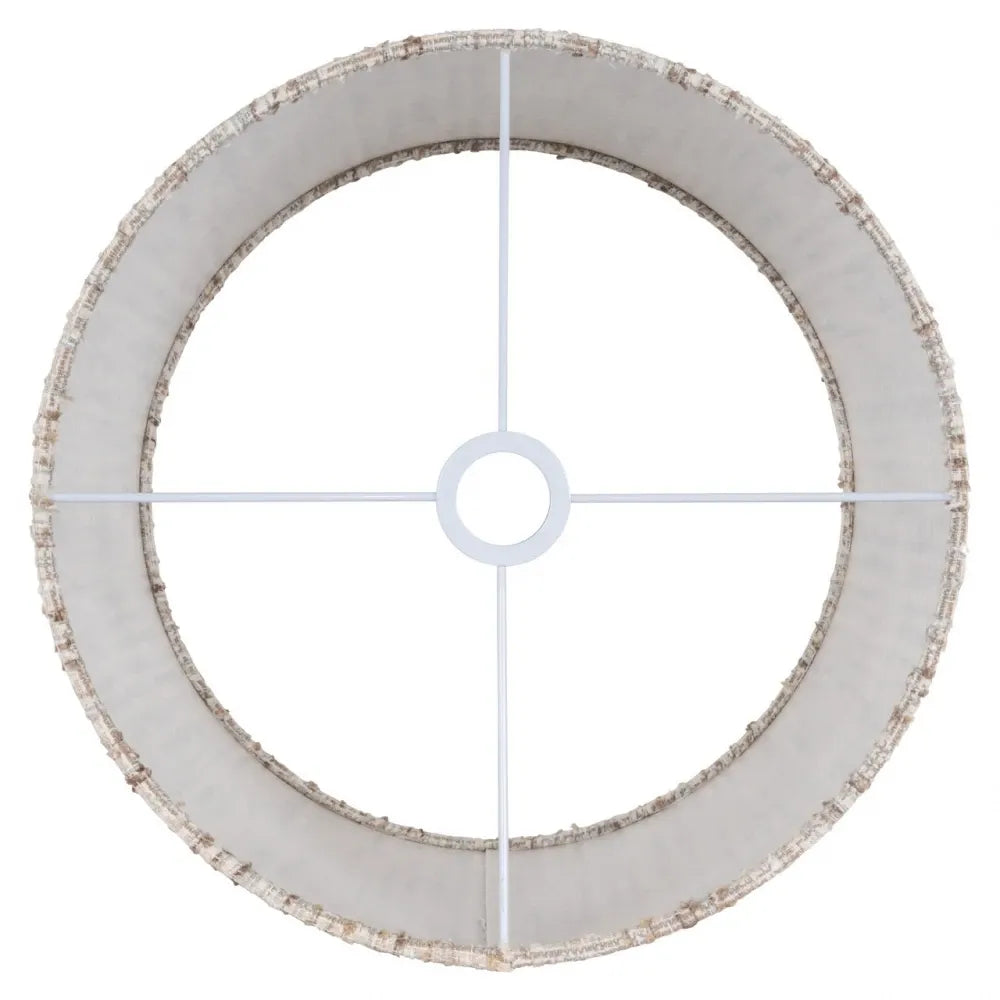 Abajur din Stofa Crem D40xH30cm Filou  Richmond interiors