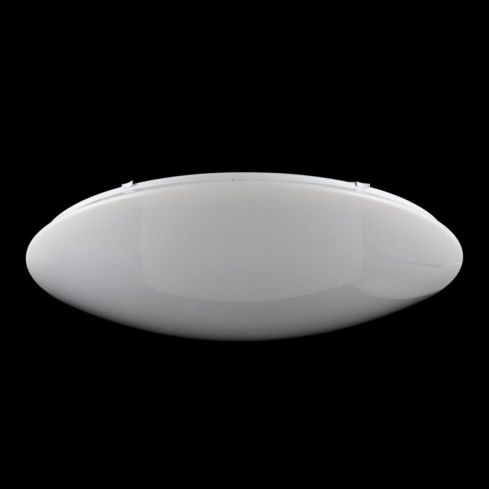 Plafoniera Rotunda din Acrilic si Metal Alb Gloria D77xH12cm