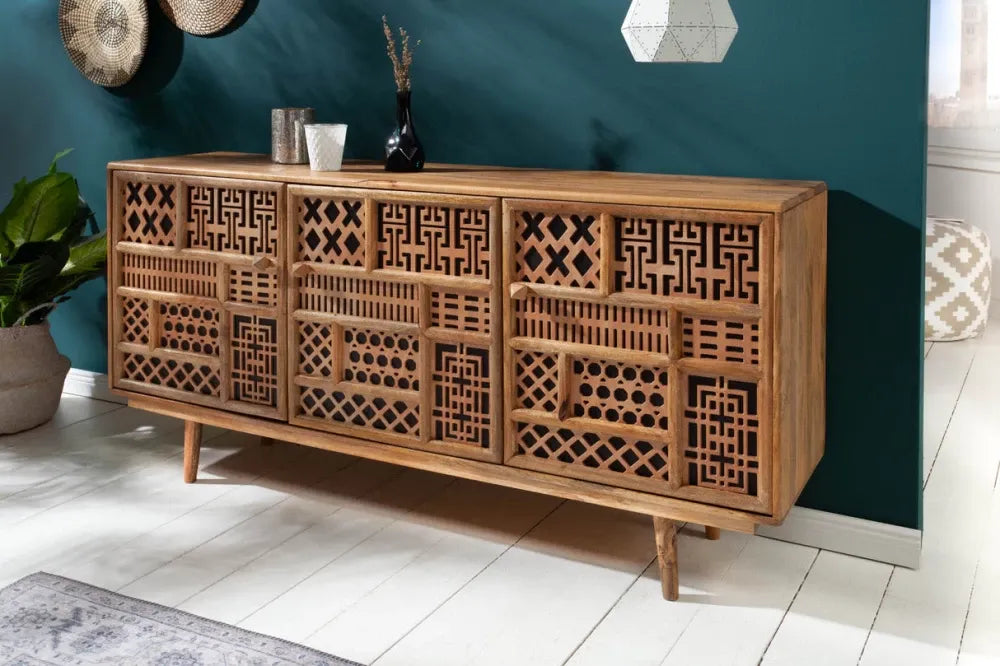 Comoda din Lemn de mango Maro L160xH75cm Marrakesh