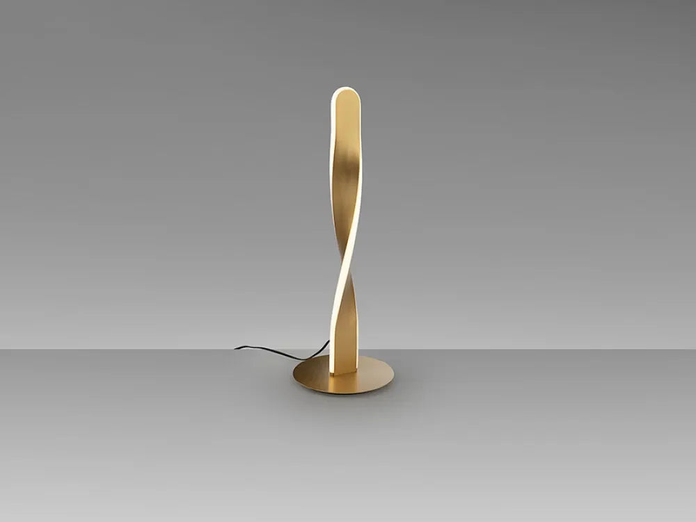 Veioza din Metal Auriu H45xD16cm Twist