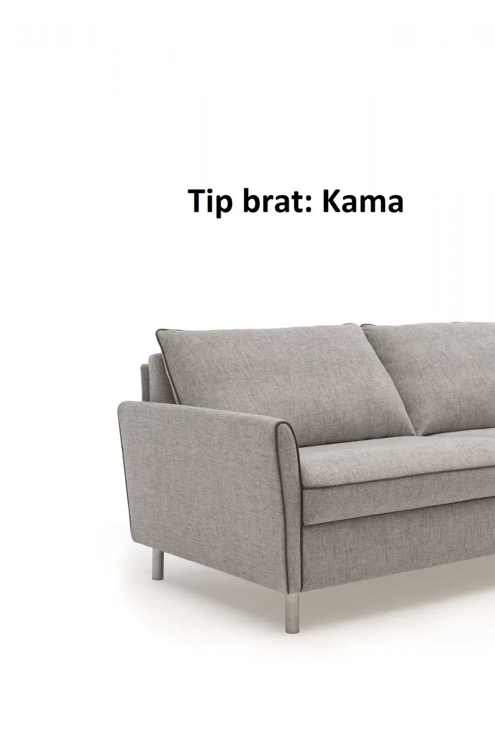 Canapea 3 locuri extensibila cu saltea de 160x190cm Maxi Bali