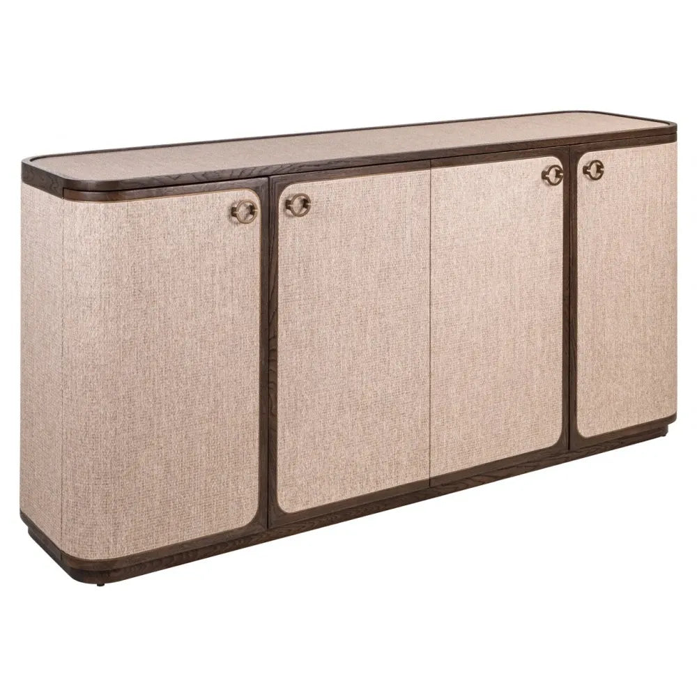 Comoda cu 4 usi din Lemn/In Auriu/Bej Maro/Bej L180xH86cm Willox Richmond interiors