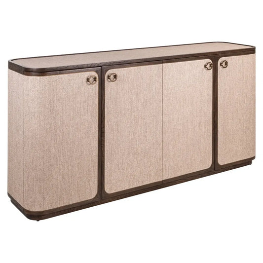 Comoda cu 4 usi din Lemn/In Auriu/Bej Maro/Bej L180xH86cm Willox Richmond interiors