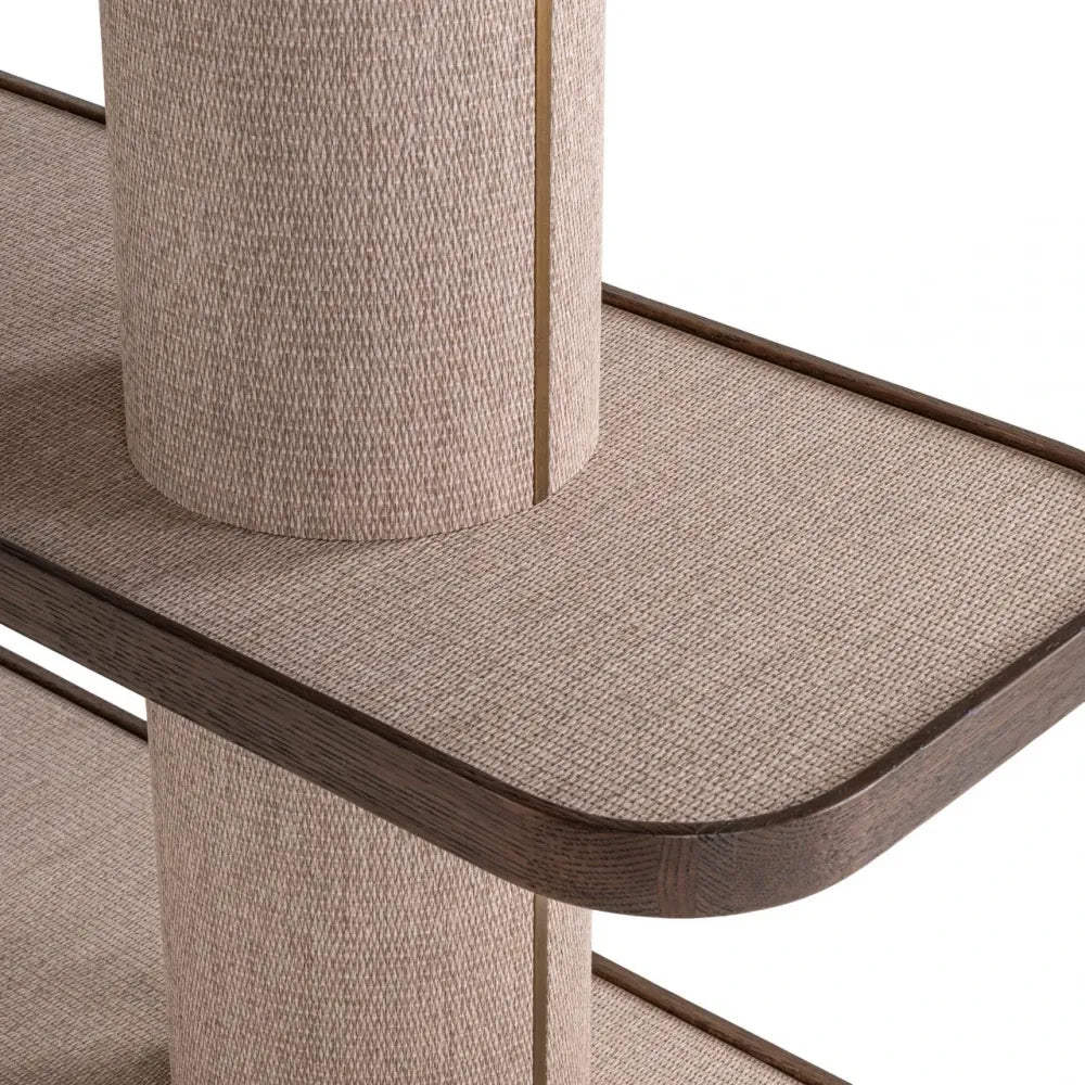 Etajera din Metal/In Auriu/Bej si Lemn/In Maro/Bej L150xH180cm Willox Richmond interiors