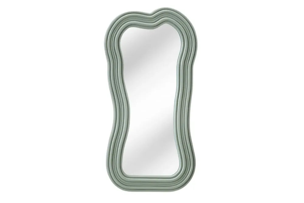 Oglinda cu rama din Poliuretan/MDF Verde H100xL52cm Alice Ii