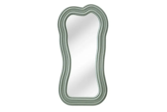 Oglinda cu rama din Poliuretan/MDF Verde H100xL52cm Alice Ii