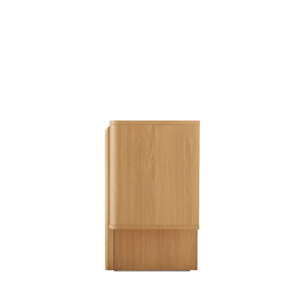 Noptiera cu sertare Sidney de culoare natural L60xH60cm